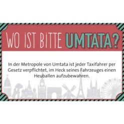 WO IST BITTE UMTATA? - Reisespiel -Globetrotter Ausrustung Geschaft 5637948185 d wo ist bitte umtata moses verlag 24