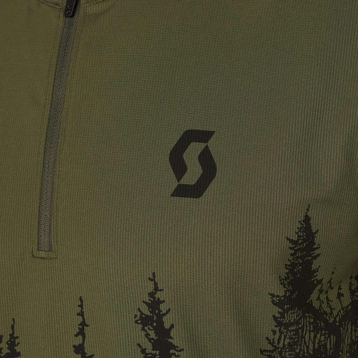 Scott SCO SHIRT M' S TRAIL FLOW ZIP SS Herren - Fahrradtrikot – Bild 3